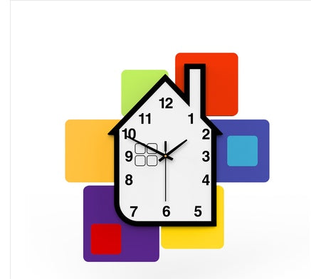 Child Creative Alien Wall Clock – Fun Home & Living Room Decoration