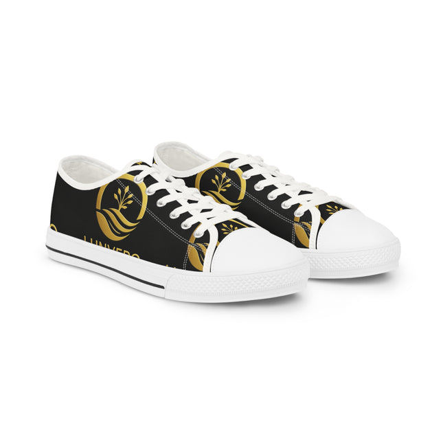 LUNVERO Black & Gold Limited Edition Sneakers, Everyday Wear, Gift for Him