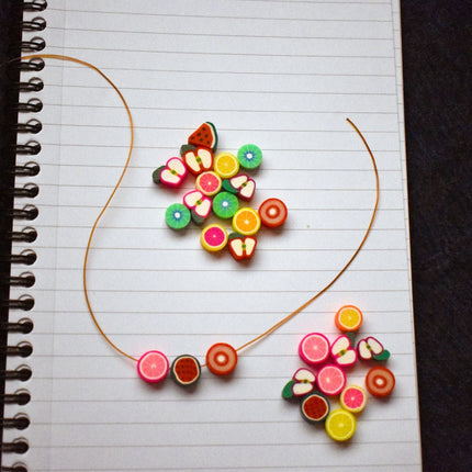 Fruit Friendship Bracelet Kit, DIY Bracelet Kit, Craft Kit for Girls, Handmade Bracelets | by Ifemi Jewels-1