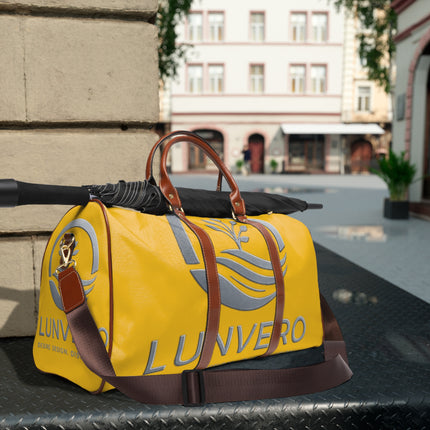 LUNVERO Yellow & Silver Waterproof Travel Durable Bag| Stylish LUNVERO Tote Bag