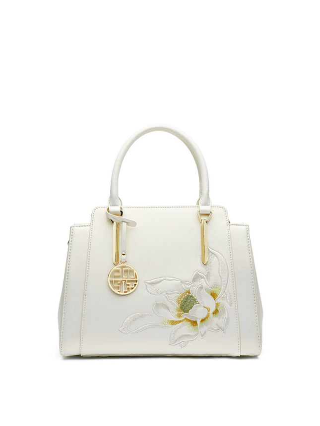 Legacy Bloom: High-End Handbag with Purposeful Elegance