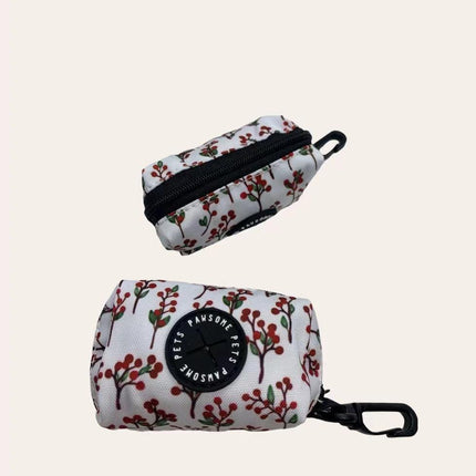 WASTE BAG HOLDER-RED FLORAL-1