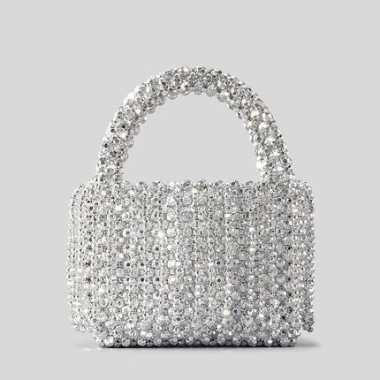 Beaded Acrylic Bucket Bag – Chic, Modern & Eye-Catching