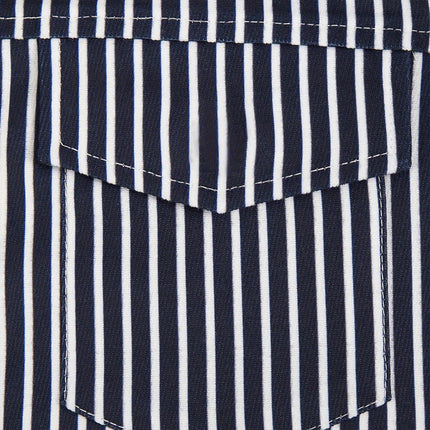 Women's Striped Print Casual Two-Piece Set