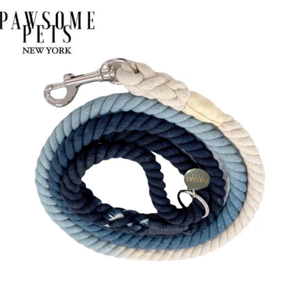ROPE LEASH - OMBRE DARK BLUE-0