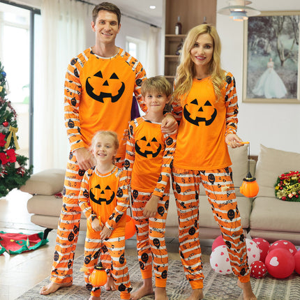 Halloween Parent-Child Home Wear – Cartoon Animation Cotton Set