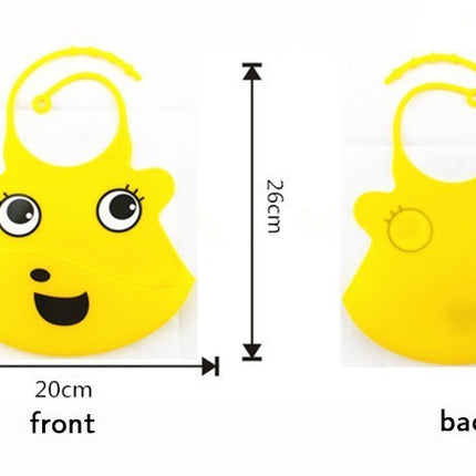 Monster Design Waterproof Silicone Baby Bib – Fun & Mess-Free Feeding