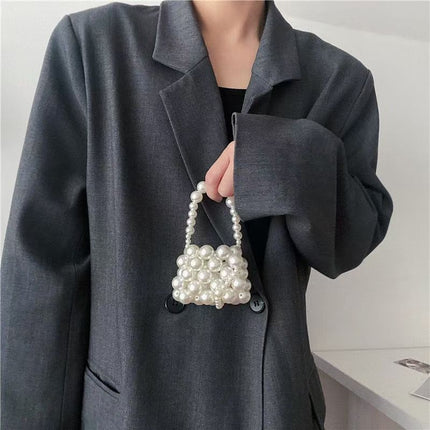 Elegant Imitation Pearl Handbag – Chic, Lightweight & Versatile
