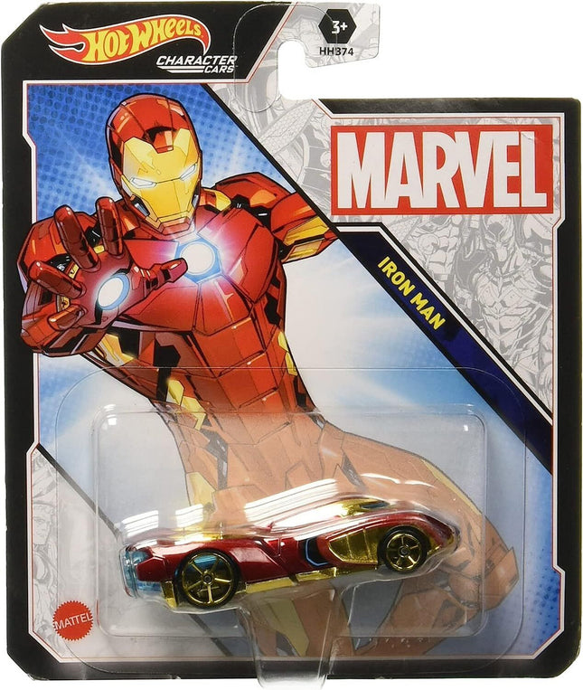 Hot Wheels Character Cars - Marvel Iron Man-0