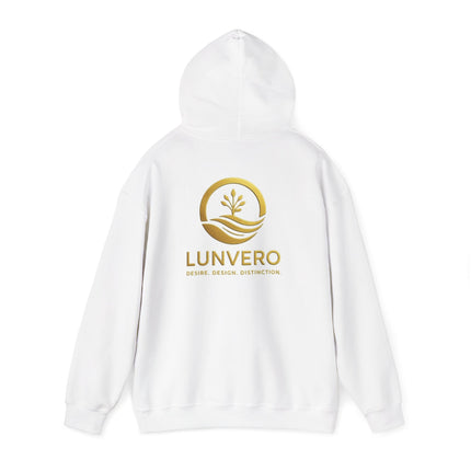LUNVERO Unisex Hooded Sweatshirt   DESIRE. DESIGN. DISTINCTION.