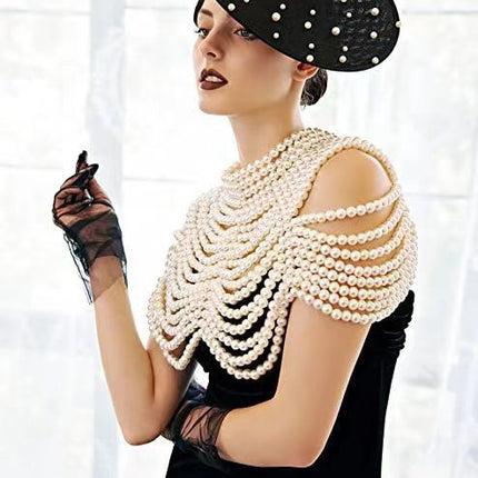 Pearl Accent Shawl – Elegant & Versatile Accessory