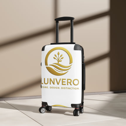 ✨LUNVERO Luxury White & Gold Set (S + M + L) Travel Suitcase  for  Vacation, Business Trips