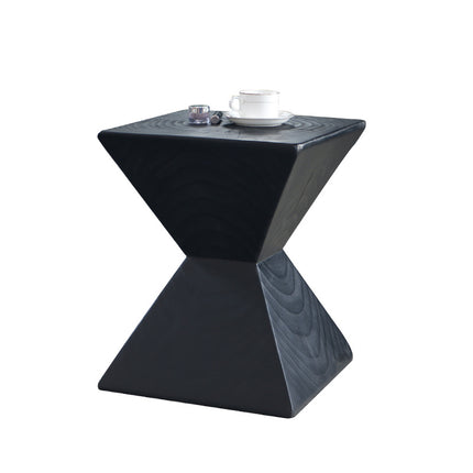 LUNVERO Silent Wind Solid Wood Bedside Table