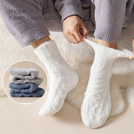 Winter Warm Fuzzy Coral Fleece Unisex Socks