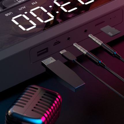 Wireless Bluetooth Speaker Multimedia Overweight Subwoofer Home Long Strip Small Stereo