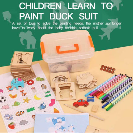 Set Tools For Learning To Draw For Young Children