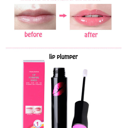 Lip Plumping Gloss Moisturizer Lip Skin Care Essence Anti Aging Anti-Wrinkle Lip Plumper Liquid Serum