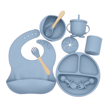 Silicone Baby Cutlery Set – 10-Piece Food-Grade Feeding Set