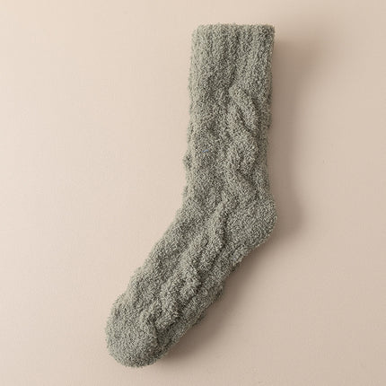 Winter Warm Fuzzy Coral Fleece Unisex Socks