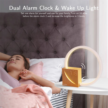 Bedside Touch Lamp With Natural Sounds