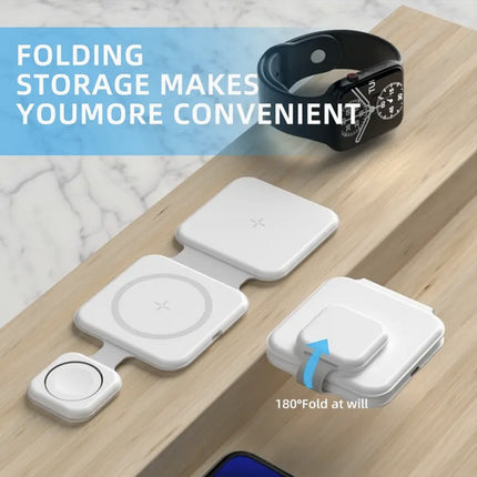 3 In 1 Magnetic Foldable Wireless Charger