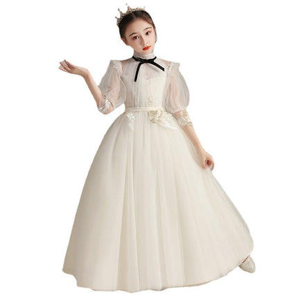 Girls’ Fashion Champagne Foldable Dress