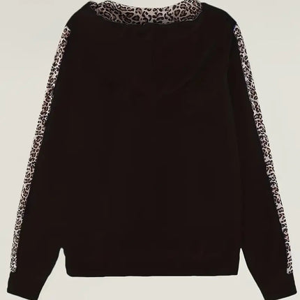 Savara Motion Set Leopard Print Zip Jacket & Slim Sport Pants in Soft Sculpted Comfort