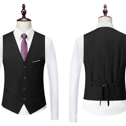 Jacket + Pant + Vest Latest Men Suit Men Business Slim Suits Sets Wedding Dress Three-piece Suit Blazers Coat Trousers Waistcoat