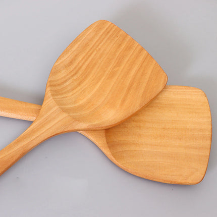 Spatule de cuisine en bois, cuillère à riz, accessoires, spatule en bois, ustensile de cuisine pour dessert, cuisine à domicile, soupe