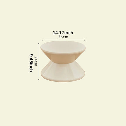 3 Tires Small Low Plastic Round Stool For Household Office Living Room Shoe Changing Nordic Creative Plastic Hourglass Stool