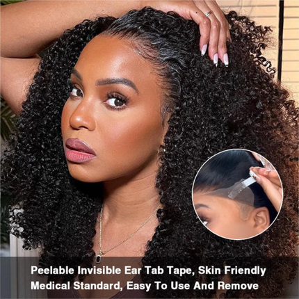 Deep Wave Lace Front Wigs Human Hair 4X4 Deep Wave Wig Lace Front Wigs Human Hair Curly Human Hair Wig PrePlucked Wigs For Women