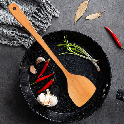 Spatule de cuisine en bois, cuillère à riz, accessoires, spatule en bois, ustensile de cuisine pour dessert, cuisine à domicile, soupe