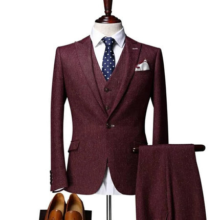 Handmade High Quality Mtm Made to Measure Bespoke Custom Men Suit with Low Price