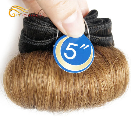 Curly Hair Bundles Indian Human Hair Weave Bundles 4Pcs/Lot Short Hair Products Wavy Bundles Human Hair Extensions