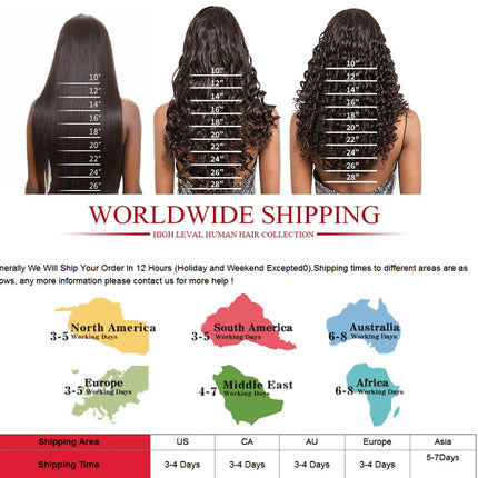 4# Human Hair Bundles Water Curly Human Hair Weave 1 3 4 Bundles Deal Remy Hair Extension for Black Women Chocolate Brown Color