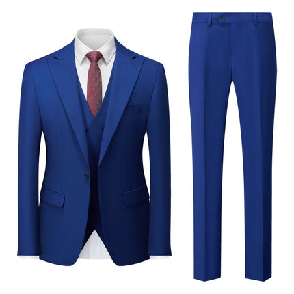 New Men's Business Casual Suit Cross-border Suit Wedding Groom Dress Suit