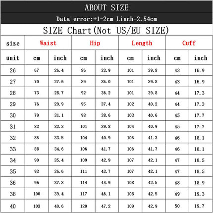 Jeans For Men New Mid-Waist Stretch Flared Jeans Men's Flared Pants Classic Designer Flared Jeans Size 26-40