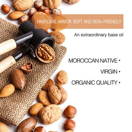Organic  Argan Oil  100% Pure Cold Pressed Virgin Premium Grade For Dry & Damaged Skin, Hair, Face, Body, Scalp & Nails