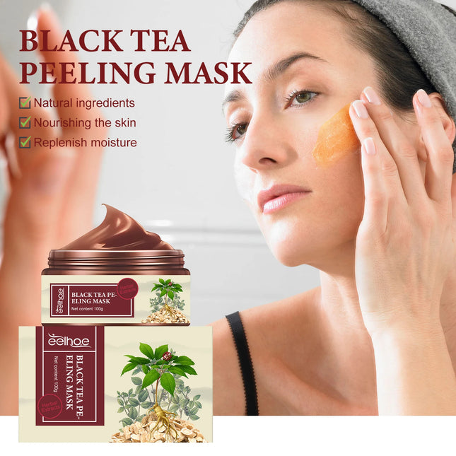 EELHOE Ginseng Herbal Peel Mask Exfoliates Blackheads Restores Dullness and Blemishes Melanin Facial Mask