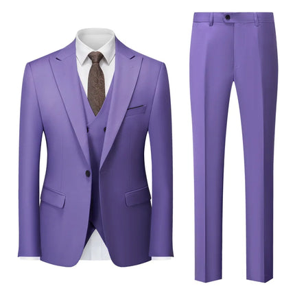 New Men's Business Casual Suit Cross-border Suit Wedding Groom Dress Suit