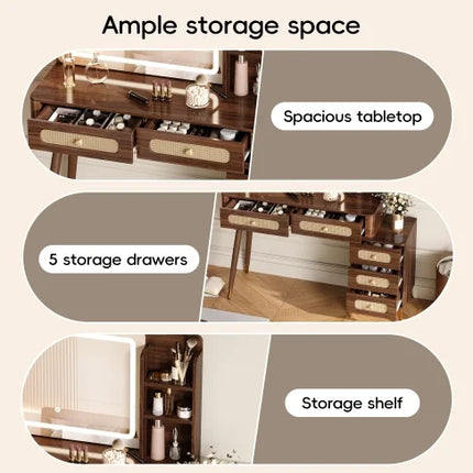 LUNVERO Modern European Dressing Table