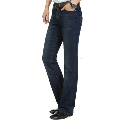 Jeans For Men New Mid-Waist Stretch Flared Jeans Men's Flared Pants Classic Designer Flared Jeans Size 26-40