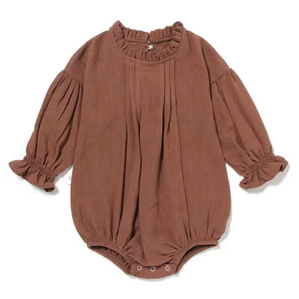 Infant Baby Boys Girls Pure Color Rompers Clothing New 0-2Yrs Spring Autumn Kids Boy Girl Loose Rompers Clothes