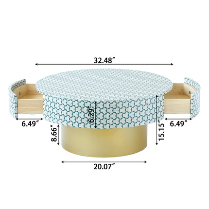 LUNVERO Voxhome Modern Adjustable Coffee Table