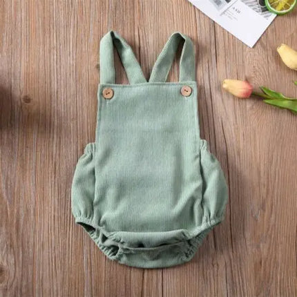 Newborn Infant Baby Boy Girls rompers Velvet playsuit Sleeveless Vest Jumpsuit Winter Autumn Clothes Outfits