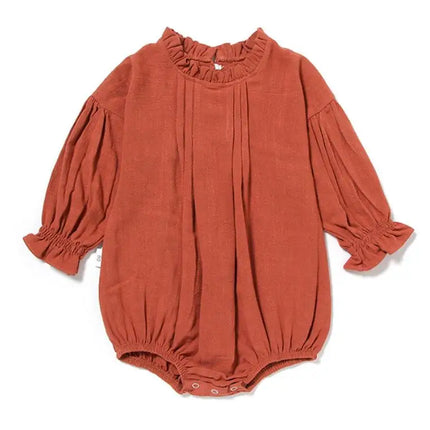 Infant Baby Boys Girls Pure Color Rompers Clothing New 0-2Yrs Spring Autumn Kids Boy Girl Loose Rompers Clothes