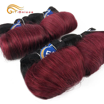 Curly Hair Bundles Indian Human Hair Weave Bundles 4Pcs/Lot Short Hair Products Wavy Bundles Human Hair Extensions