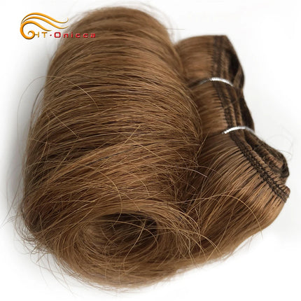 Curly Hair Bundles Indian Human Hair Weave Bundles 4Pcs/Lot Short Hair Products Wavy Bundles Human Hair Extensions