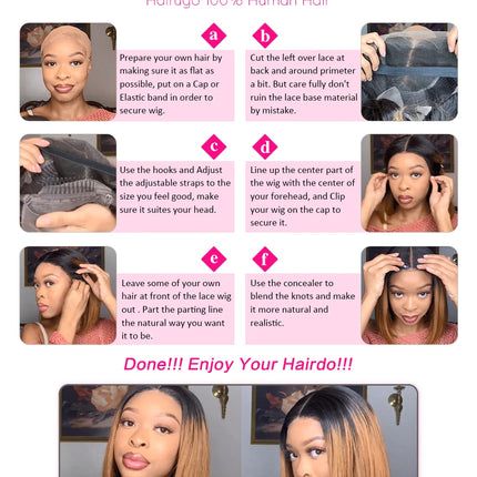 250% Afro Kinky Human Hair Wig With Bangs Machine Made Afro Kinky Curly Wigs For Women Brazilian Glueless Wigs 12“-16“ HairUGo