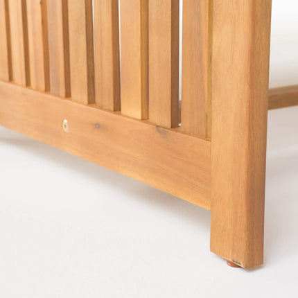 LUNVERO 4-Seater Acacia Wood Outdoor Sofa Set